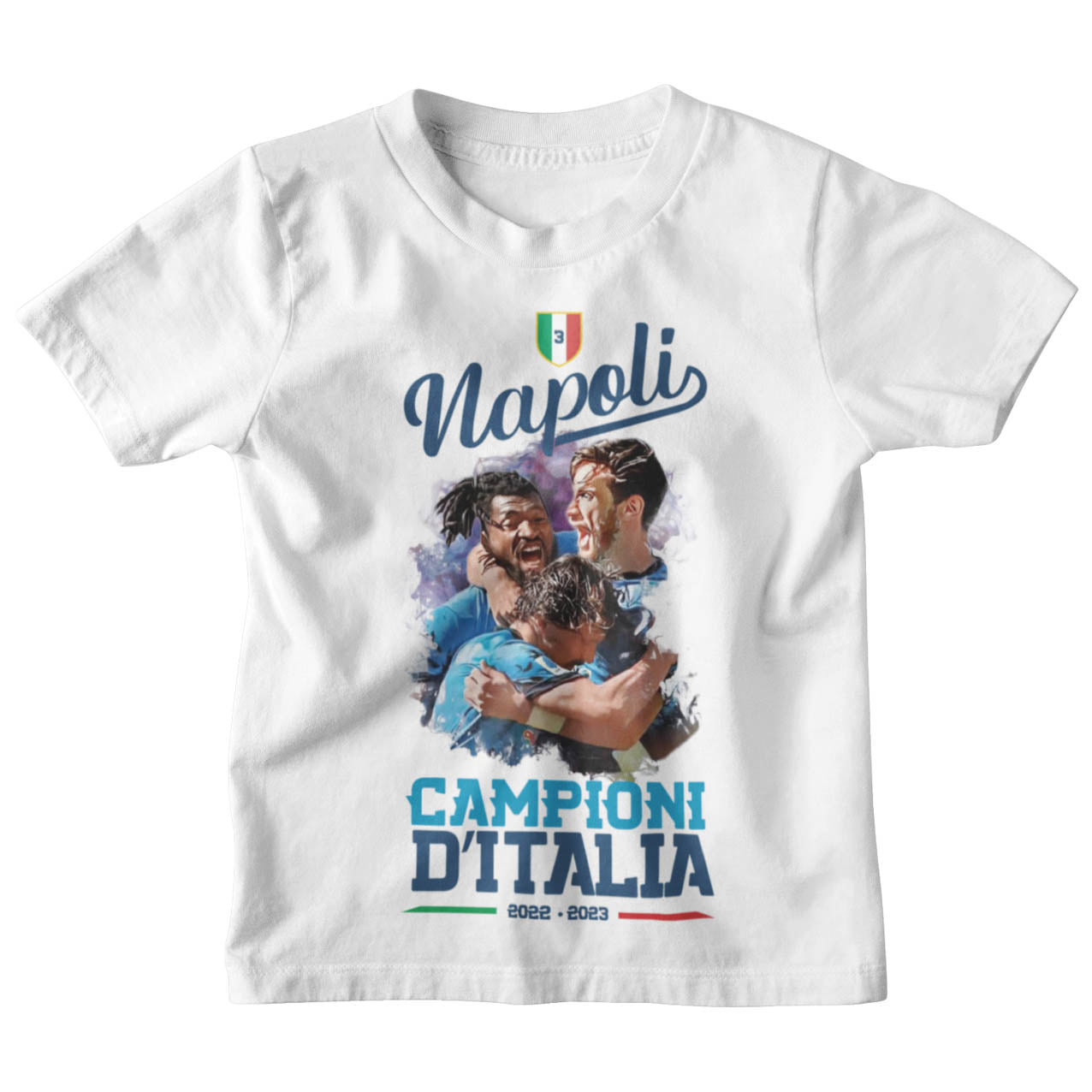Maglietta per bambino Napoli Campione d'Italia - Scudetto 2023
