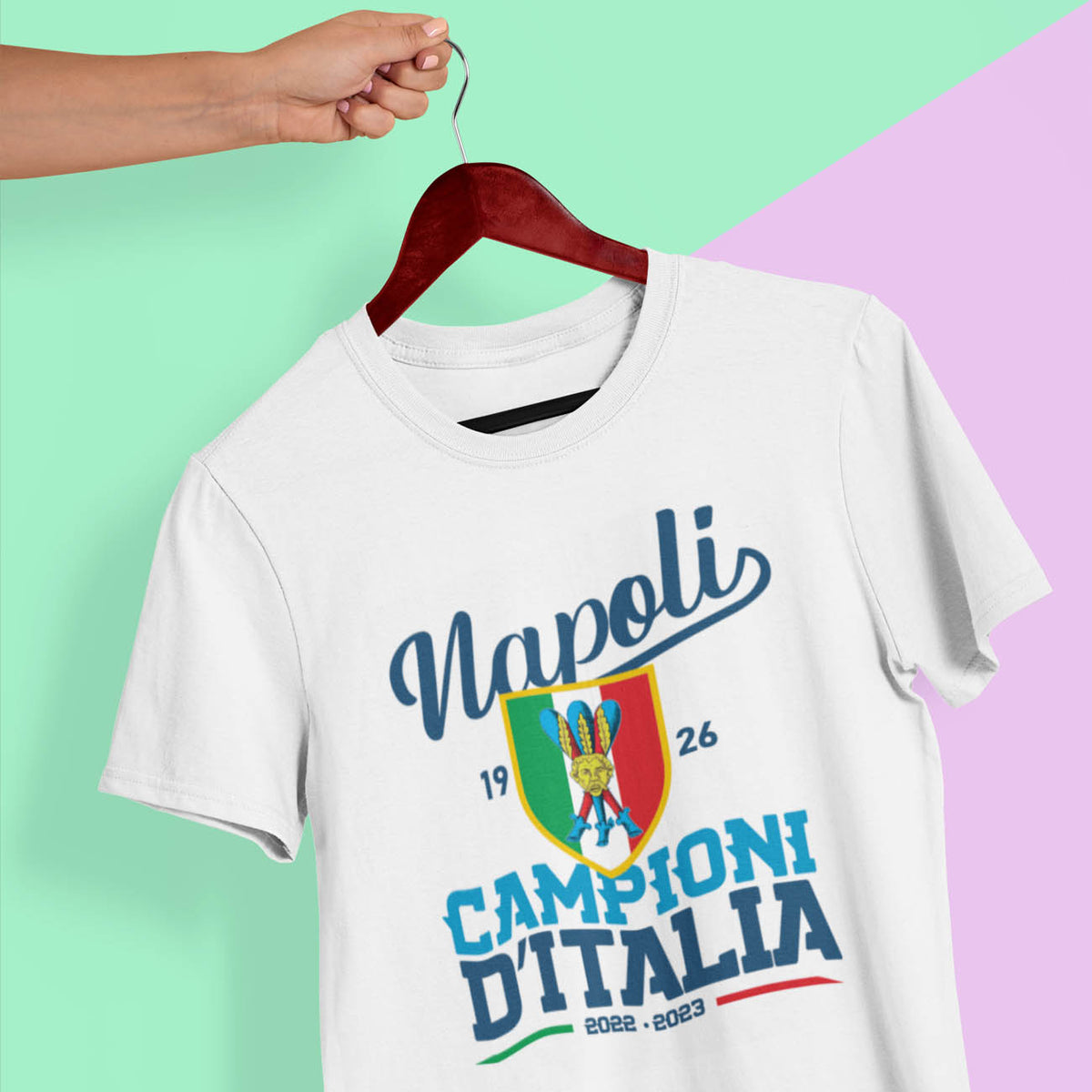 Tshirt Napoli Campioni Scudetto 2023 Blackberries Officine Grafiche