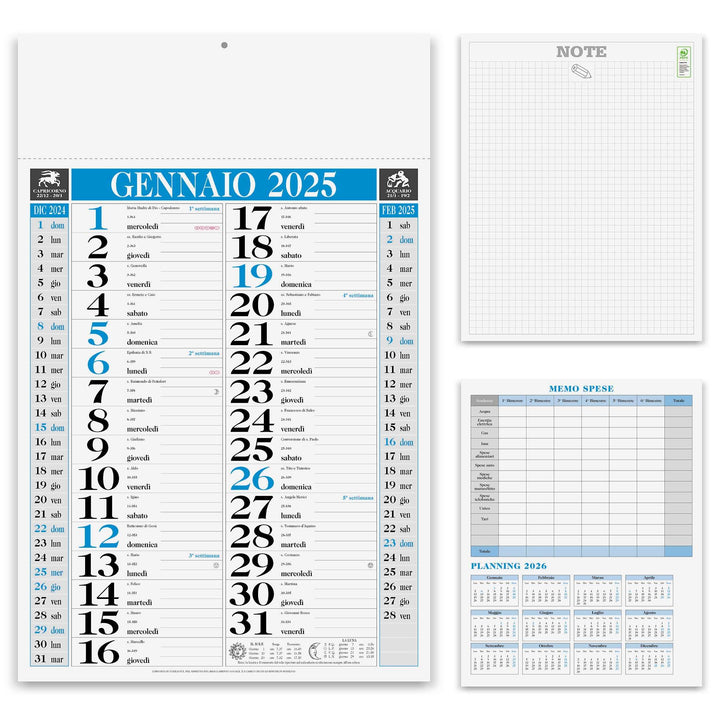 Calendari 2025 Olandesi Classici personalizzati