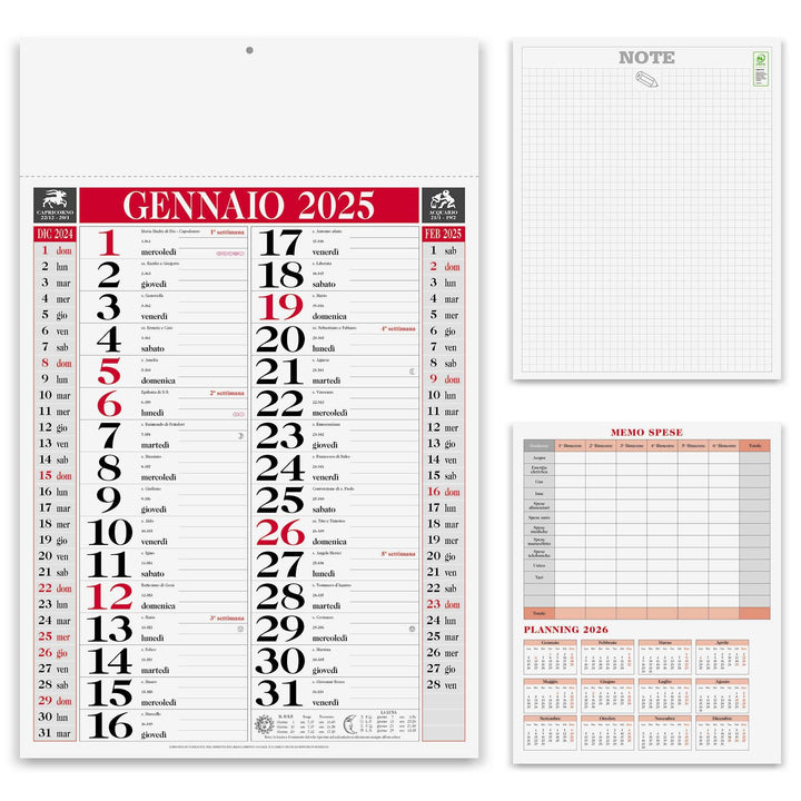 Calendari 2025 Olandesi Classici personalizzati