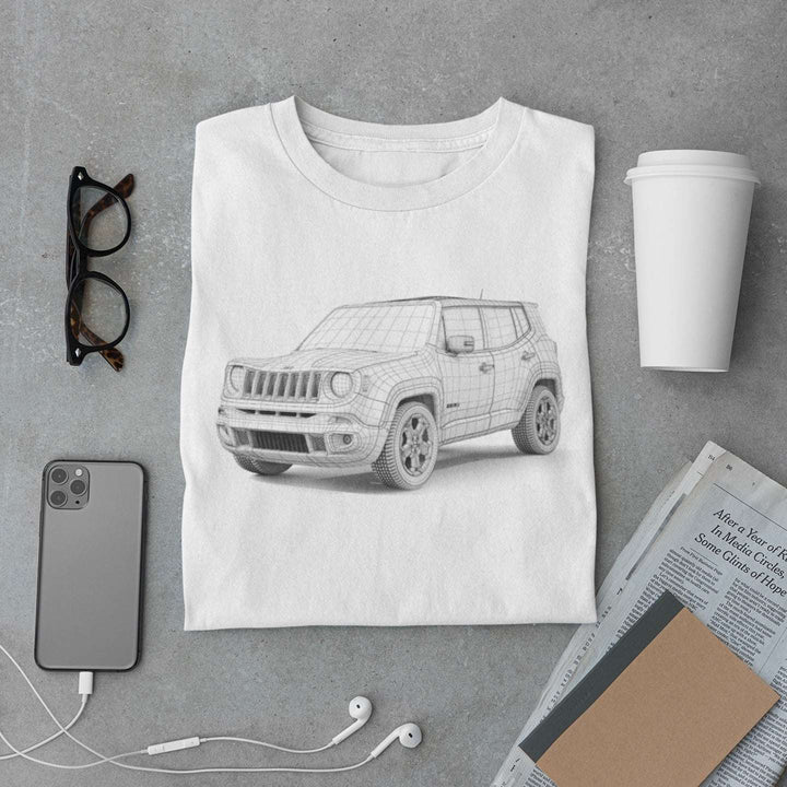 T-shirt Jeep Renegade Blueprint