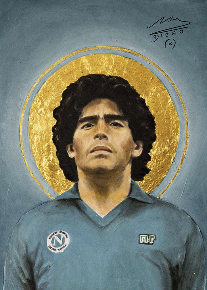 Stampa su tela | Quadro "MARADONA" tribute