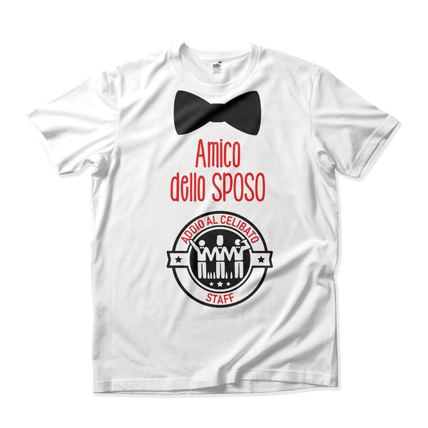 T-shirt Addio al Celibato "Amico dello sposo"