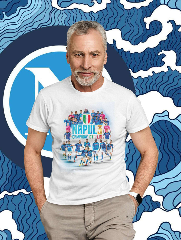 T-shirt Celebrativa Napoli "napul3" - Scudetto 2023