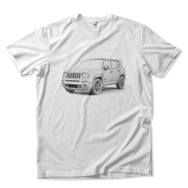 T-shirt Jeep Renegade Blueprint