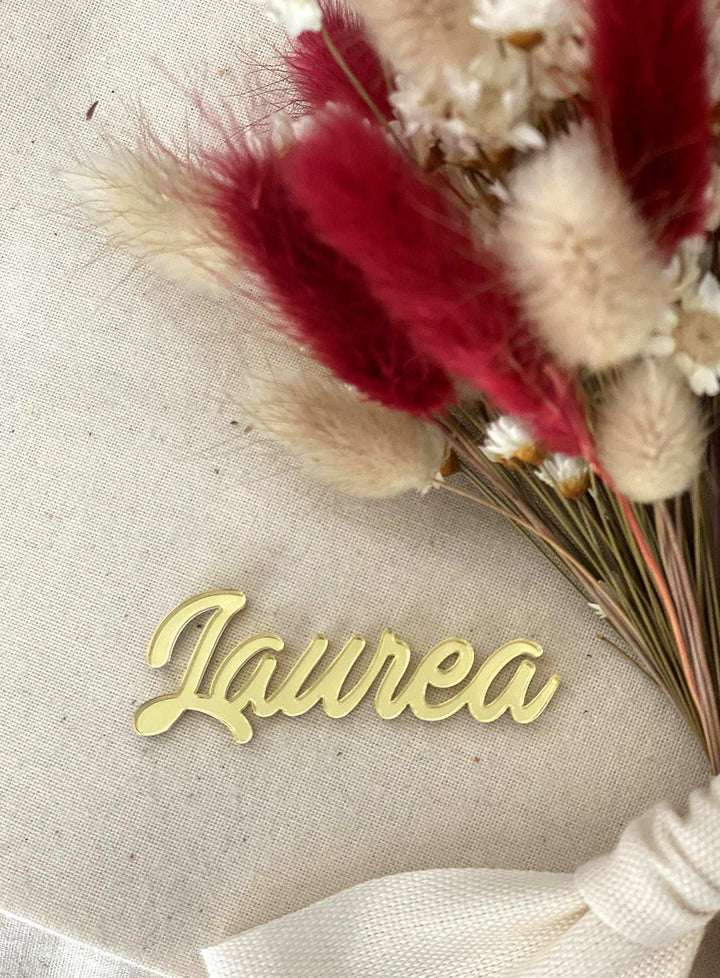 Scritta in plexiglass specchio " Laurea "