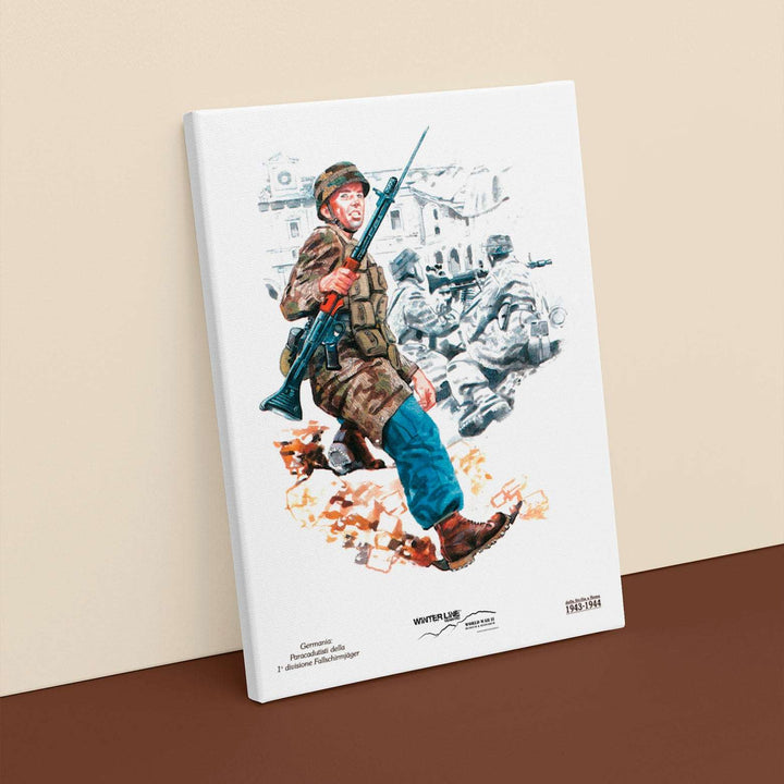 Quadro in tela canvas - Winterline - "Le uniformi dei combattenti in Italia"