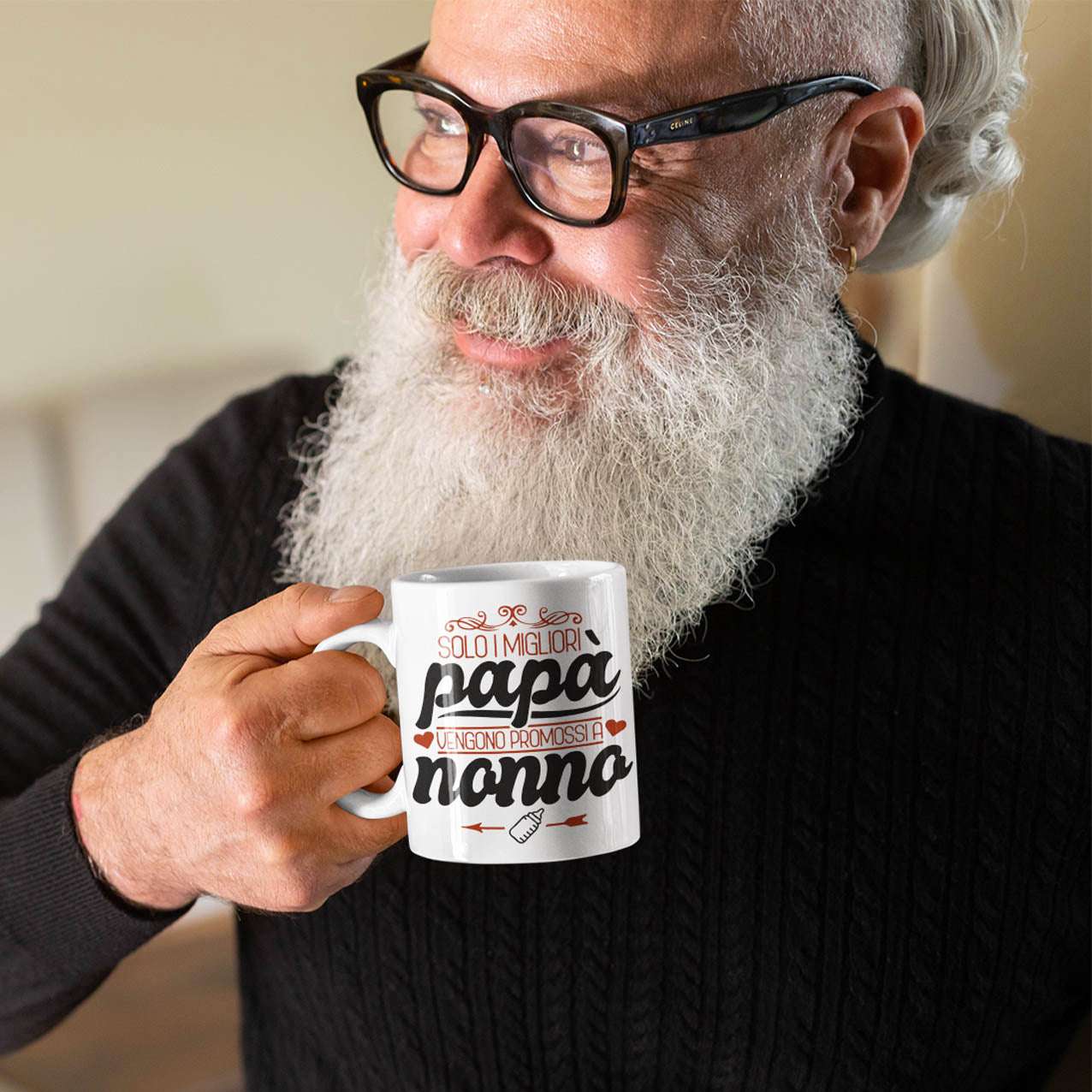 Tazza Papà "promosso a nonno"