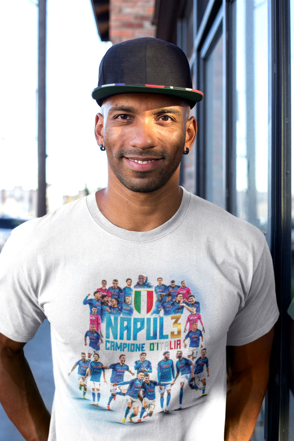 T-shirt Celebrativa Napoli "napul3" - Scudetto 2023