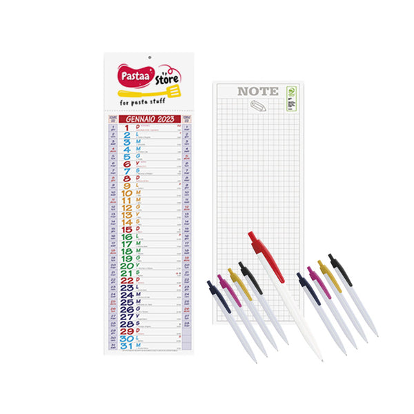 100 Calendari Slim + 100 Penne Bi-Bud
