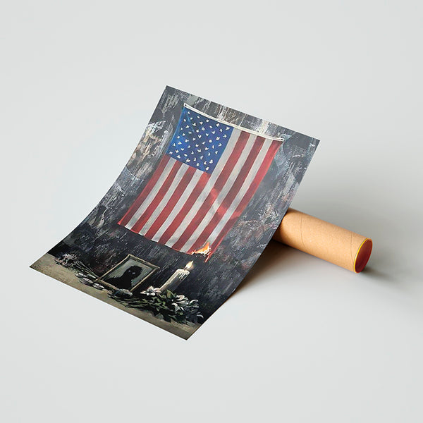 Banksy Tribute George Floyd Poster