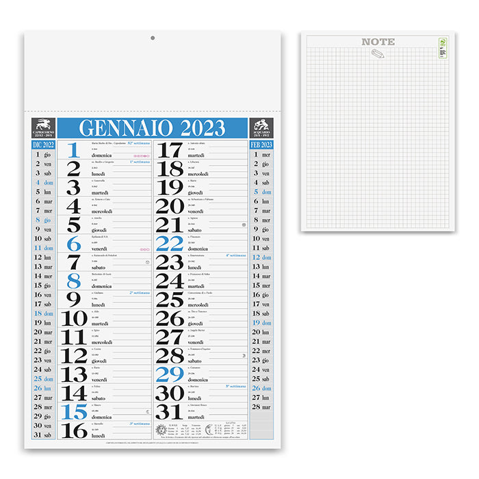 100 Calendari Olandesi Classic 2024 + 100 Penne Bi-Bud