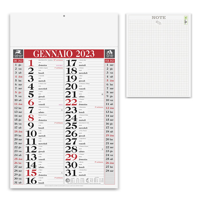 100 Calendari Olandesi Classic 2024 + 100 Penne Bi-Bud