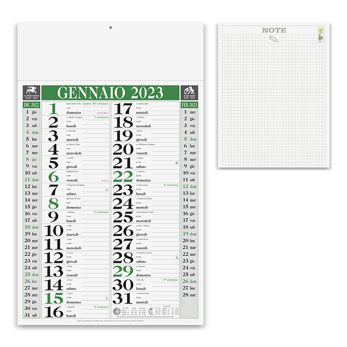 100 Calendari Olandesi Classic 2024 + 100 Penne Bi-Bud