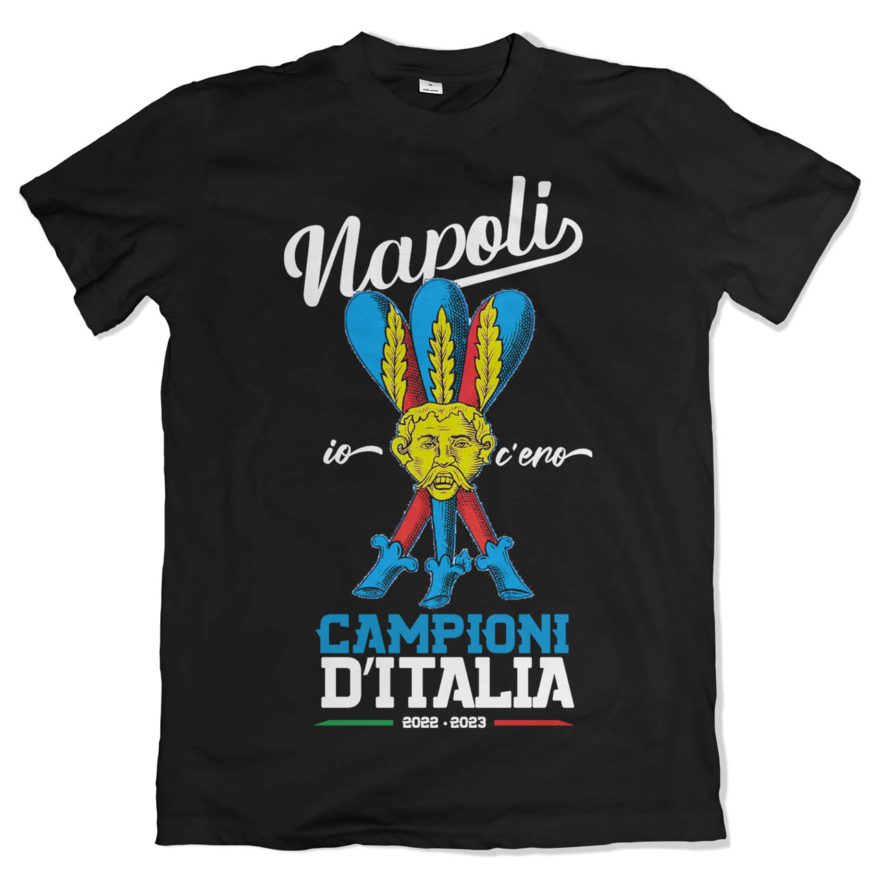 T-shirt Napoli Campioni - Scudetto 2023 - Black