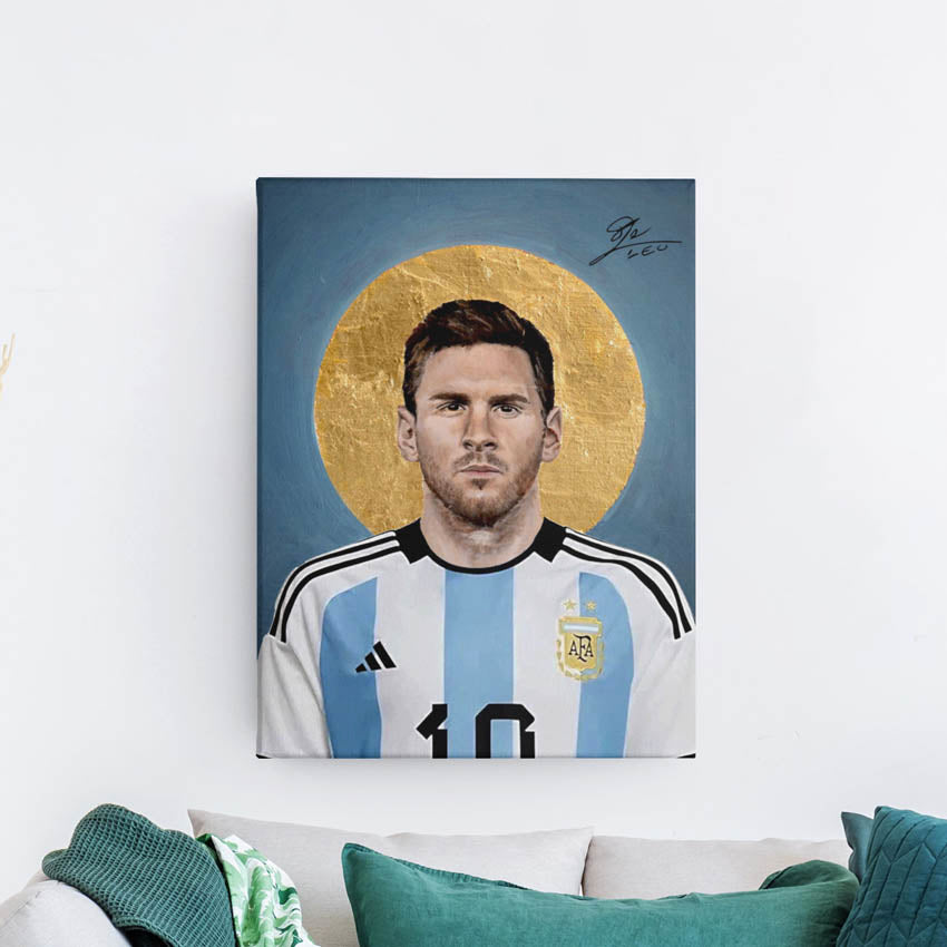 "MESSI ARGENTINA" painting