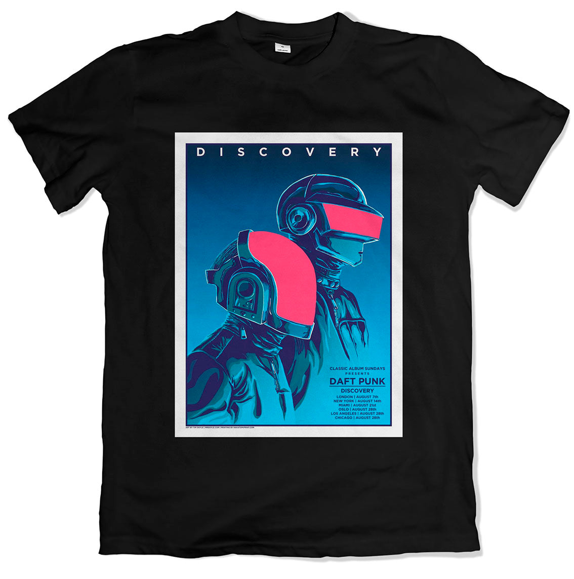 Daft Punk Discovery Tribute T-shirt 