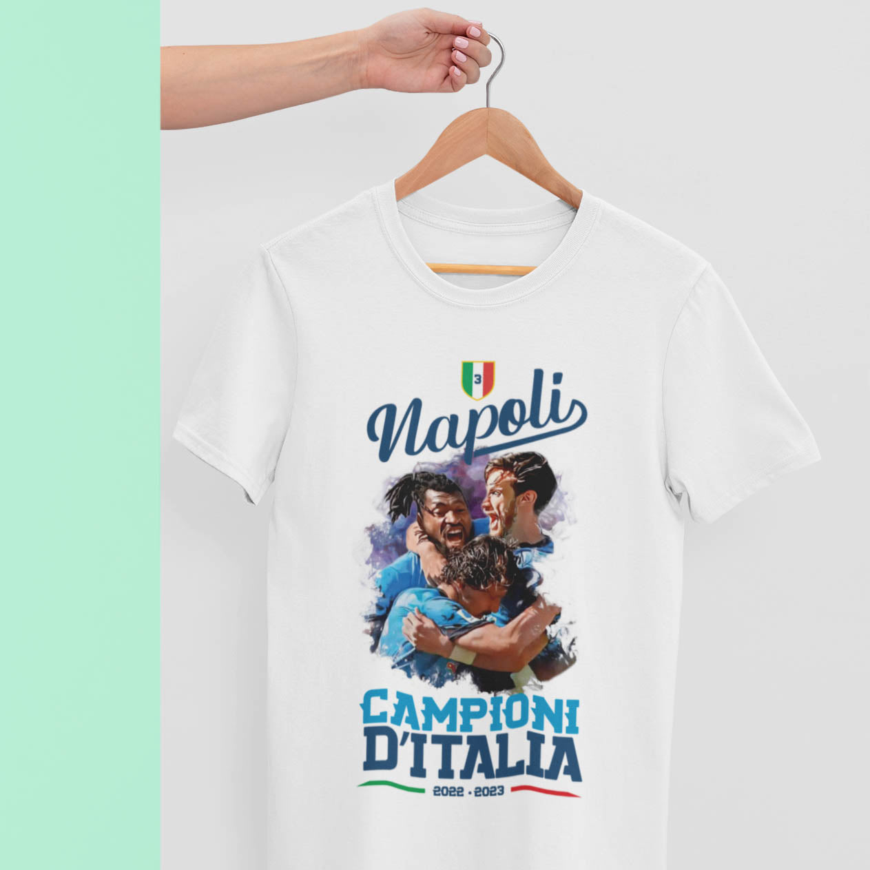 T-shirt Napoli Campione d'Italia - Scudetto 2023