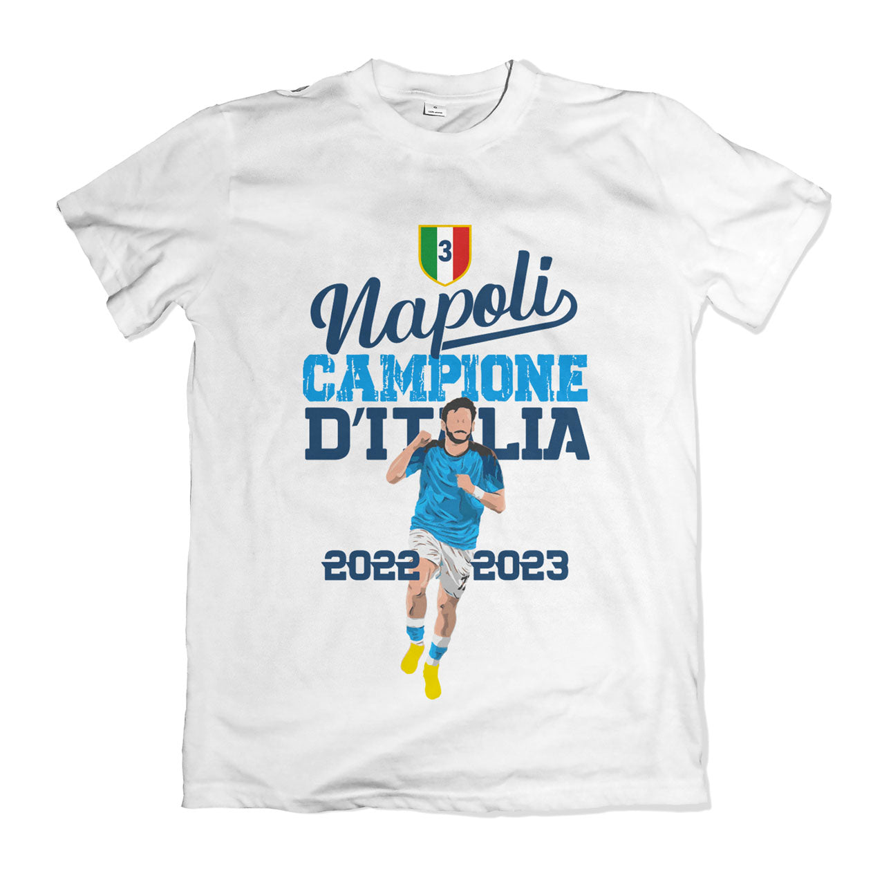 Napoli Training Scudetto T shirt Blackberries Officine Grafiche