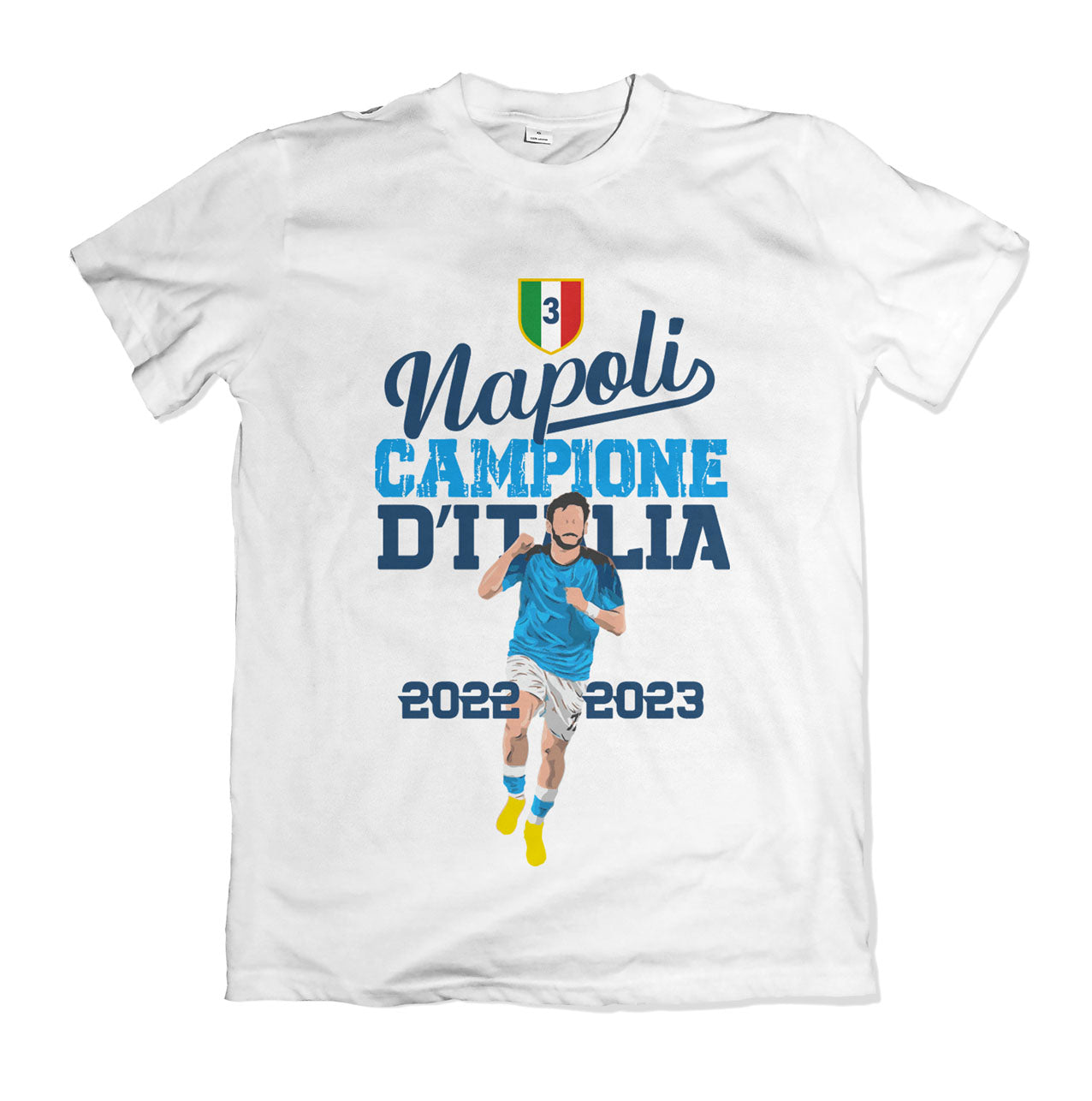 T-shirt Scudetto Formazione del Napoli