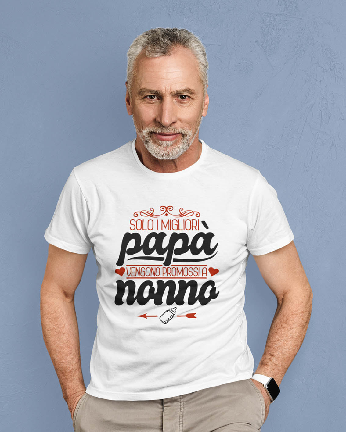 Dad promoted to grandfather t-shirt