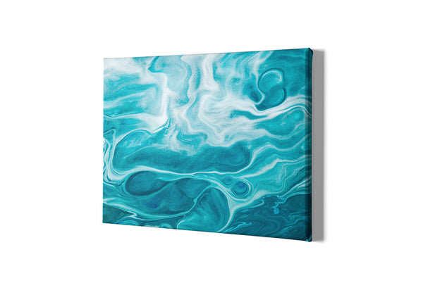 "Blue Sea" canvas painting
