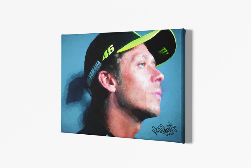 Quadro in tela canvas "Valentino Rossi"