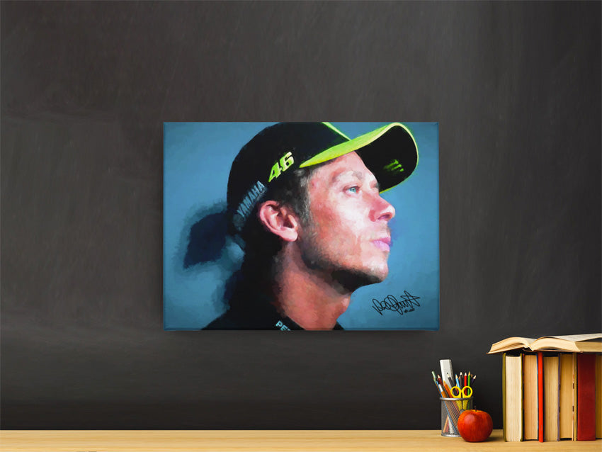 Canvas painting "Valentino Rossi"