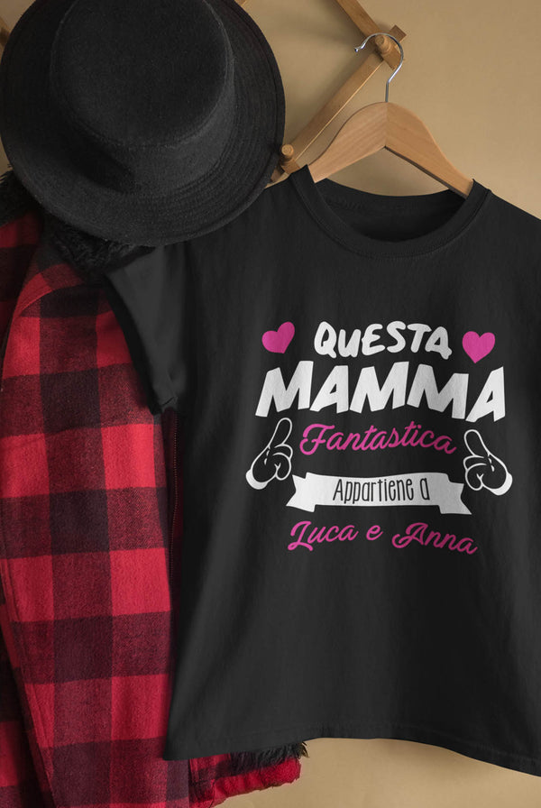 T-shirt da donna "mamma fantastica"