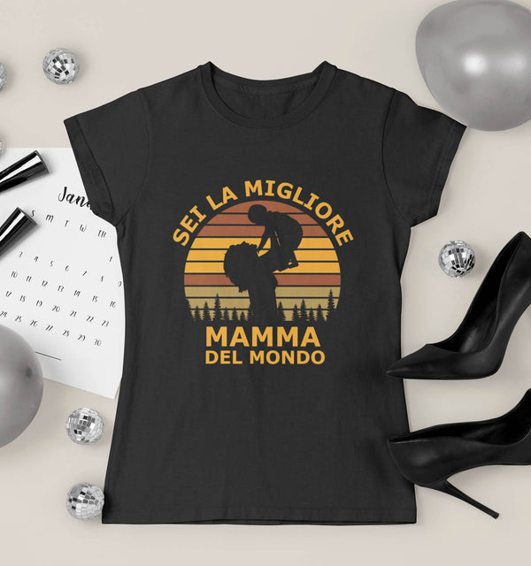 T-shirt da donna "Mamma migliore del mondo"