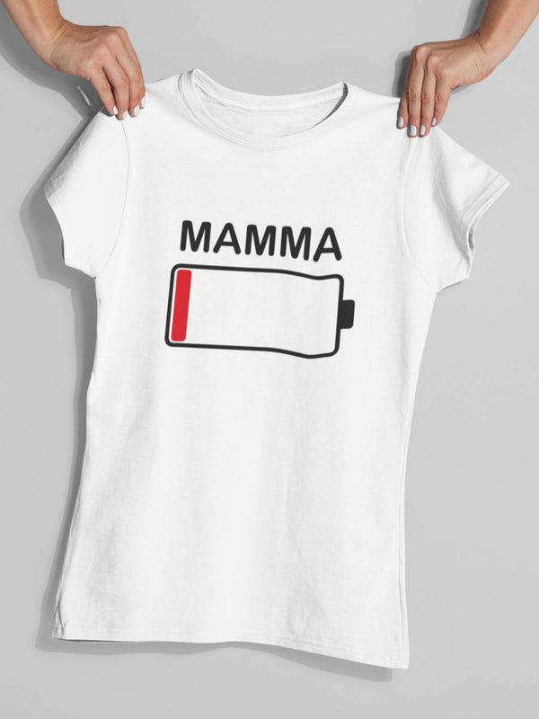 T-shirt da donna "Mamma scarica"