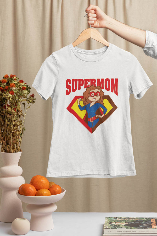 T-shirt da donna "Mamma Super Mom"