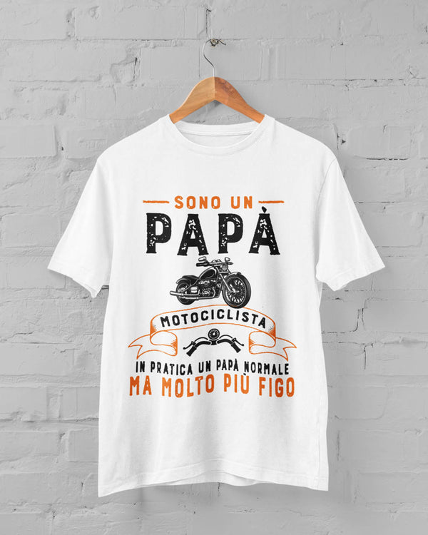 T-shirt papà motociclista