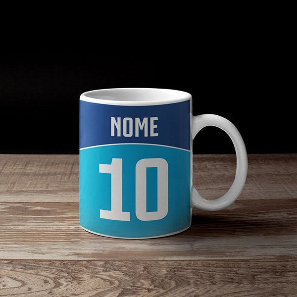 Tazza Napoli personalizzata con nome e numero