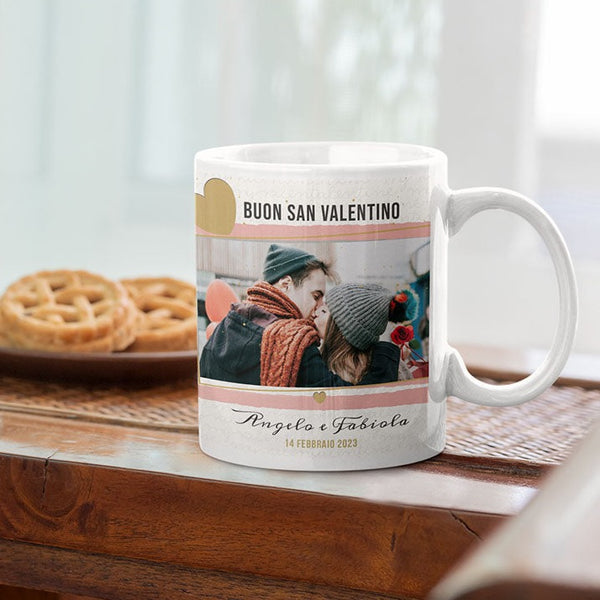 tazza san valentino con foto